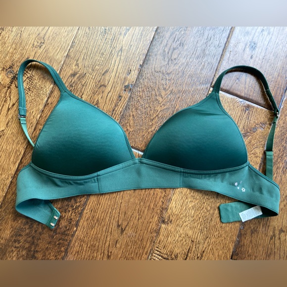 aerie Other - Aerie Real Me full coverage green bra size 32 C